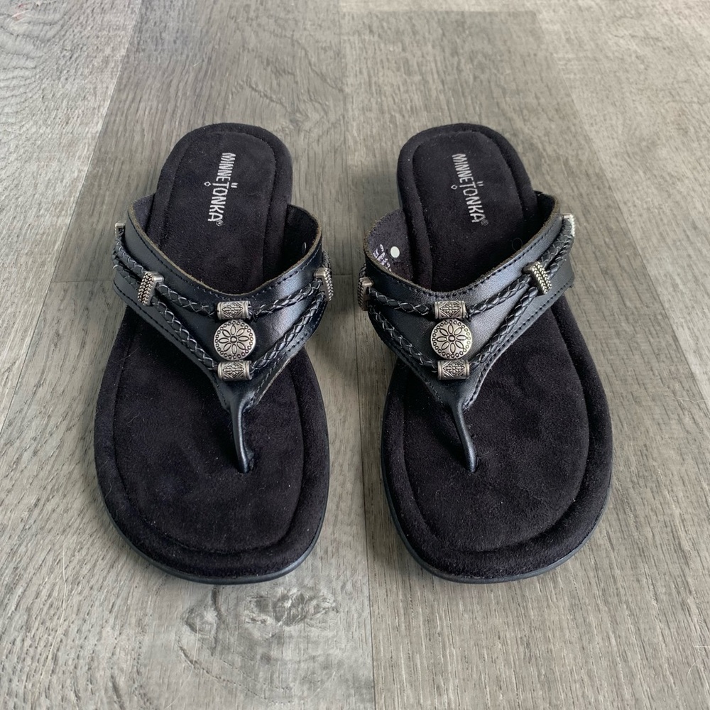 Black Bohemian Sandals